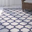Tapis bleu / crème Elanya-1737750024