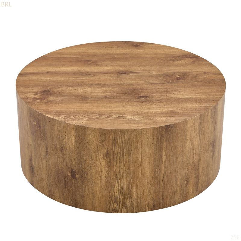 Small Coffee Table, 15.72" H x 15.72" W x 15.72" D, Wood