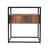 Secaucus Glass Top End Table with Storage