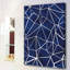 Motif indigo III - Impression sur toile-990531519