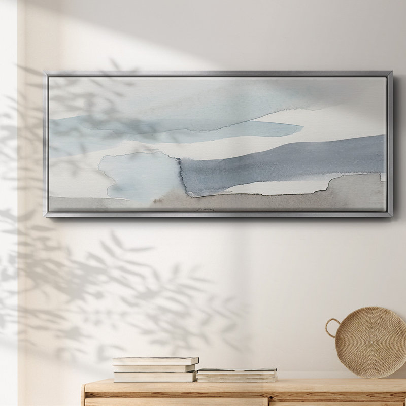 Coastal Tones II - toile encadrée, H 20 po x l 50 po