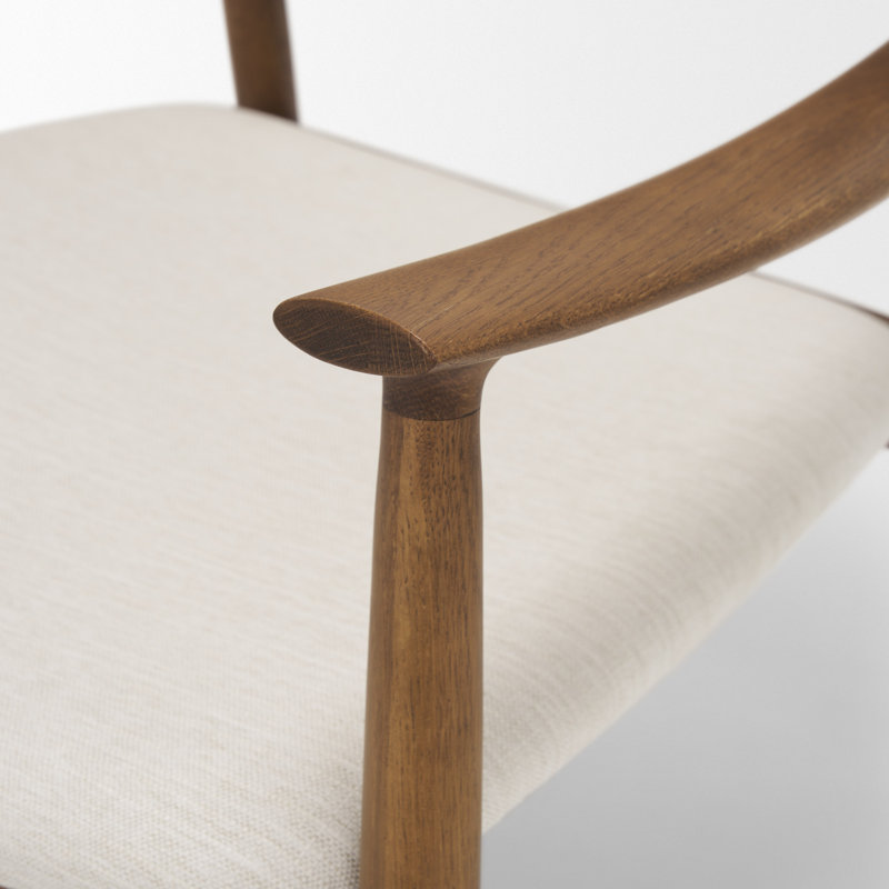 Fauteuil d'appoint Pratha, Brun