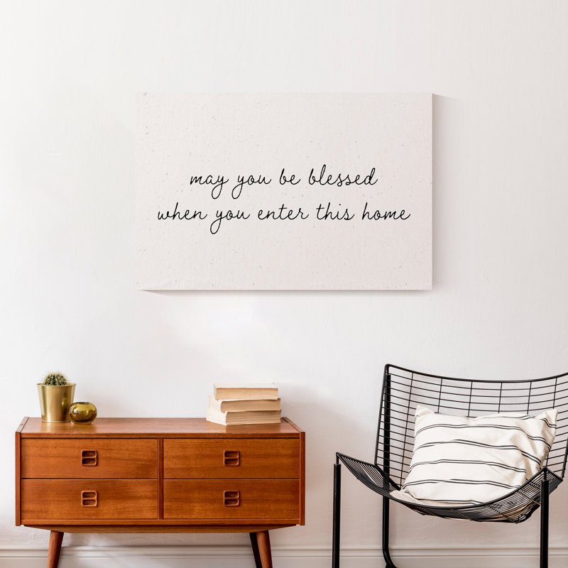 May You Be Blessed Canvas Print, 20" H x 30" W