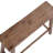 Colynn Saddle Seat Bench with Angled Frame, Sandblasted Acacia Wood-1829811174
