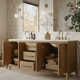 Alsup 72'' Double Bathroom Vanity with Quartz Top