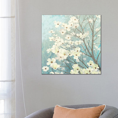 Dogwood Blossoms I by Dogwood Blossoms I - Wrapped Canvas Painting