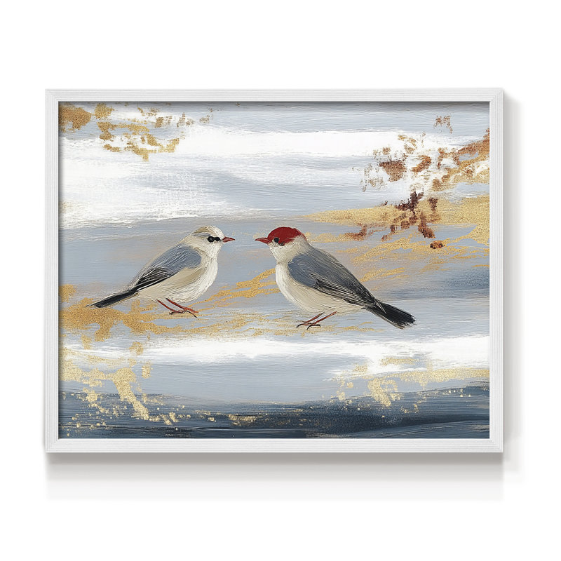 Chirstmas Art-CCLXIV -Framed Print - Restickable, H 22 po x l 28 po, Blanc