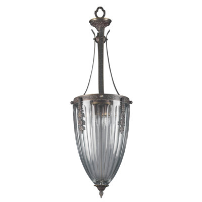 Luminaire suspendu simple urn 4 lumières Ezzell
