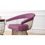 Fauteuil demi-tonneau en velours 37,01 po Amado-1181841373