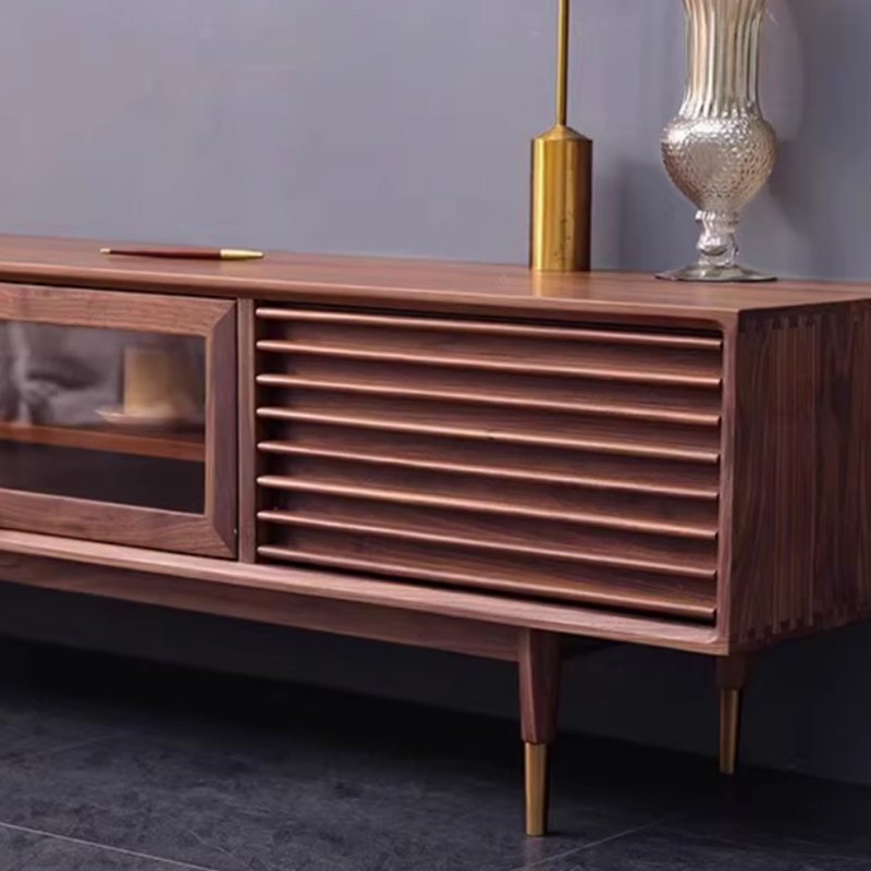 Meuble télé rétro, H 19,68 po x L 70,86 po x l 15,74 po