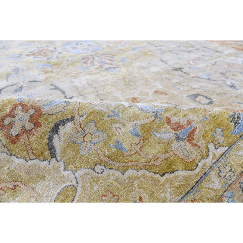SCANS-253CMRU Oriental Area Rug, Rectangle 9' x 12'