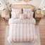 Ensembles de literie roses pour lit simple et lit simple XL, couette à volants en microfibre pour chambre à coucher