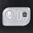Stalwart Electronic Safe - Digital Biometric Fingerprint Lock Box with 2 Override Keys (Black)