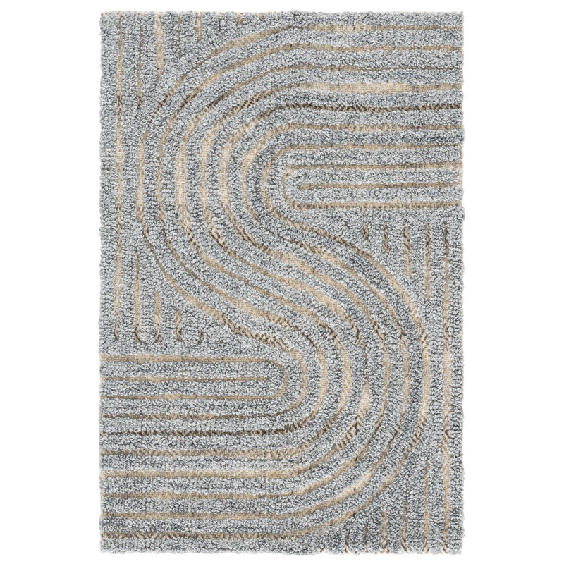 Aydee Hand Tufted Abstract Indoor Rug, Rectangle 2' x 3'