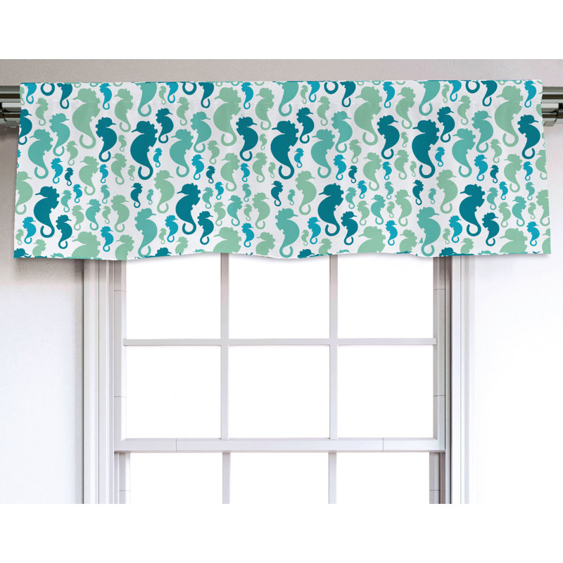 Sateen Ruffled Window Valance