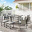 Steel Patio Dining Set Table,
