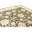 High-Quality Hand-Knotted Black And Ivory Area Rug