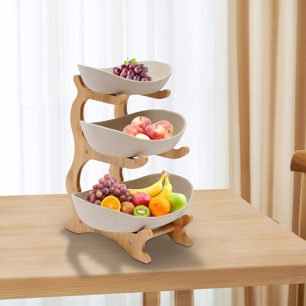 Orren Ellis Velkan Wood Fruit Bowl & Reviews | Wayfair