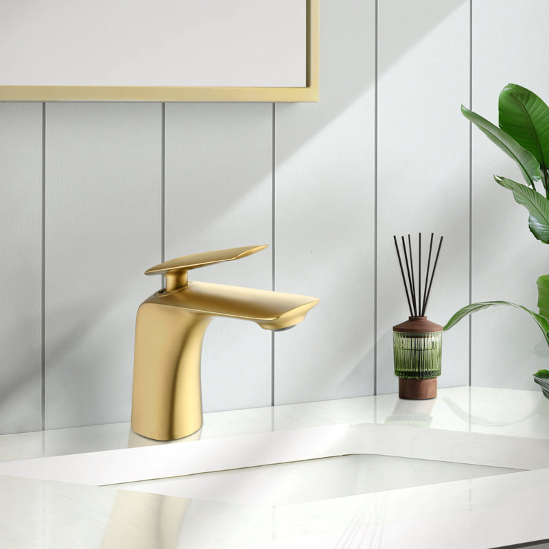 Bathroom Faucet, Brushed Gold