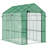 7' X 5' X 6' Greenhouse With Mesh Door And Windows, 18 Shelf Hot House With Trellis, Plant Labels, UV Protective