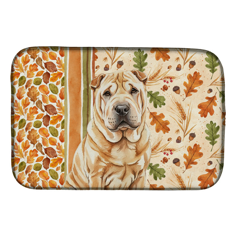 Tapis de séchage Red Shar Pei Heirloom