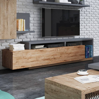 Canishia Unfinished TV Stand for TVs up to 75"