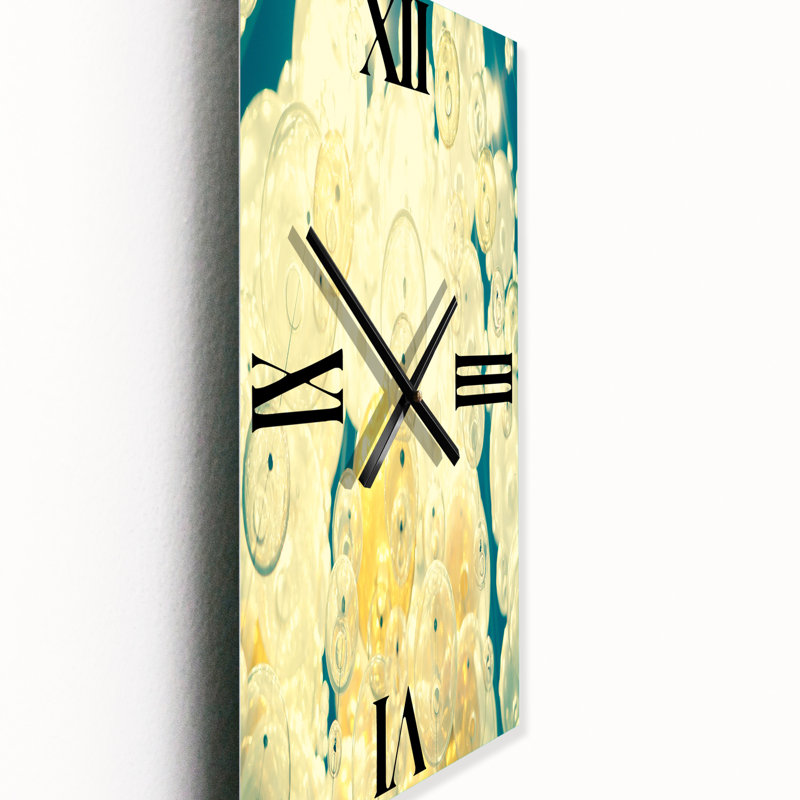 Lustre abstrait en forme de boules II - Horloge murale moderne, Petit