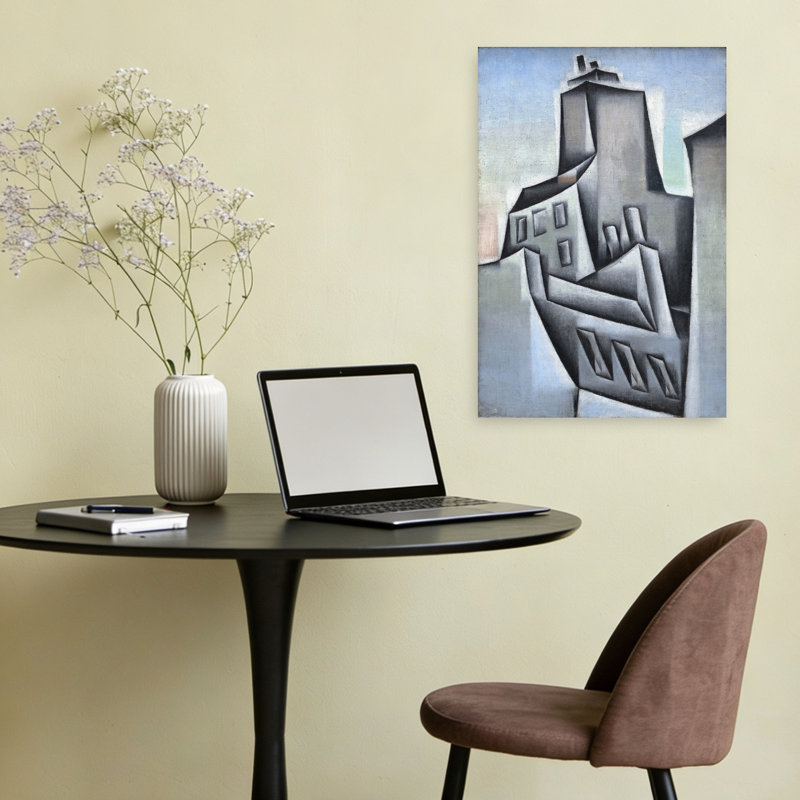 Maison An Paris, art abstrait classique contemporain, art mural, H 24 po x l 16 po