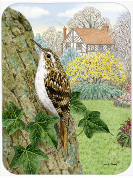 Caroline's Treasures Treecreeper Glass Cutting Board