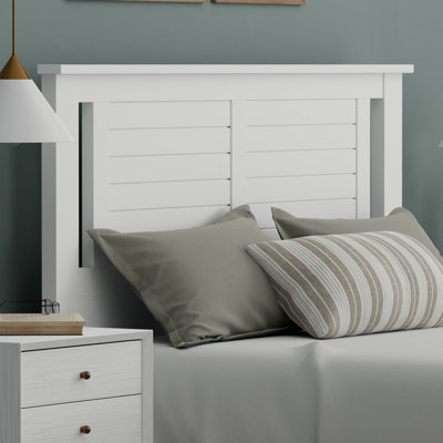 Amesbury Solid Wood Full Headboard With Horizontal Scoring