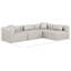 Canapé modulaire en similicuir 4 pièces Houswerth-94884270