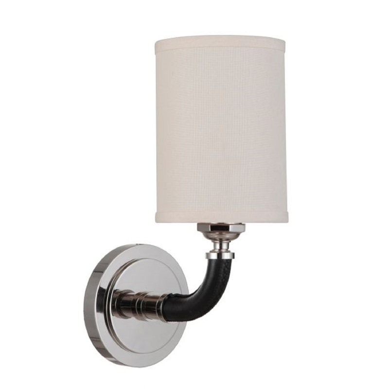 Applique murale articulée à 1 lumière Bolger, Nickel poli