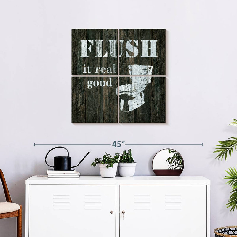 Tergel Flush It Real Good, H 26 po x l 26 po
