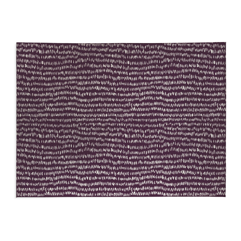 Tapis de cuisine Crop Row, Aubergine, Rectangle 5 pi x 7 pi