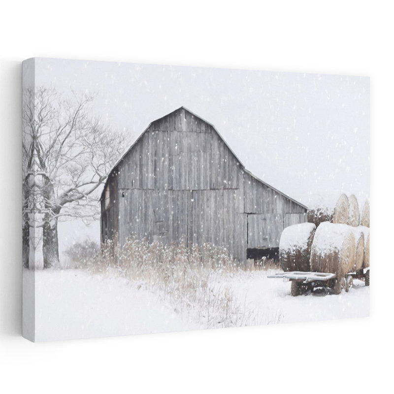 L'art d'hiver, paysage contemporain abstrait, H 36 po x l 24 po