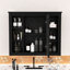 Armoire de rangement murale avec miroir et tablettes-37338546