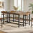 Solid Wood Bar Table, 62.99"Long Counter Height Bar Table For Kitchen Or Home Bar-411292759
