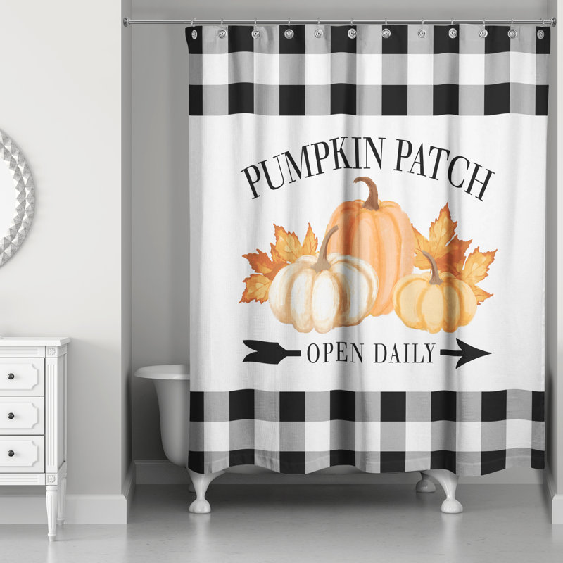 Gingham Shower Curtain