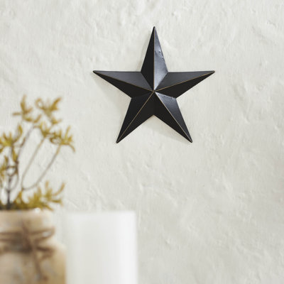 Festive Finds Metal Star Distressed Rust