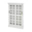 Armoire multimédia à porte coulissante blanche