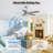 52" Industrial Style Ceiling Fan With Light And 5-Plywood Blades, Support Remote Control/Reversible/Dimmable