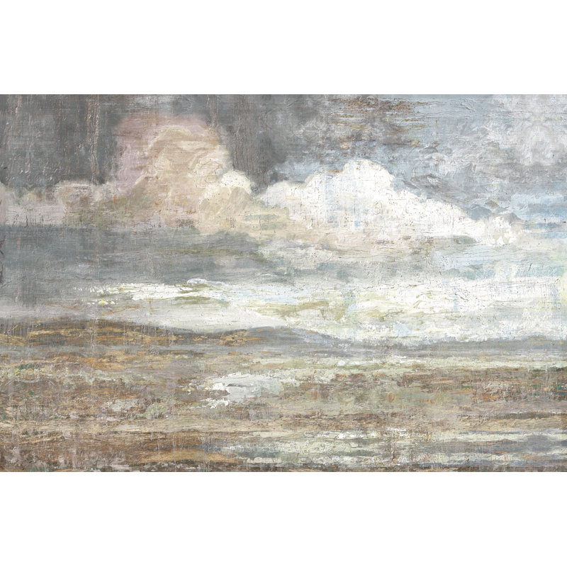 Clouds Landscape - Wrapped Canvas Painting, 20cm H x 30cm W x 3.8cm D