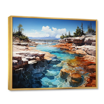 Beric Geyser Hot Springs Bath III - Imprimé