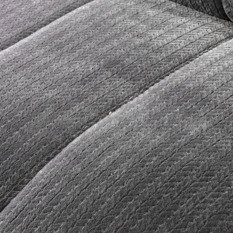 Mountain Ridge Sweater Knit Polyester Comforter, Gray, King Comforter + 2 King Pillow Shams