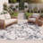 Glaston Performance Floral Rug-105860159