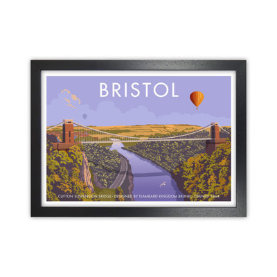 Bristol Clifton by Stephen Millership - Print on Canvas