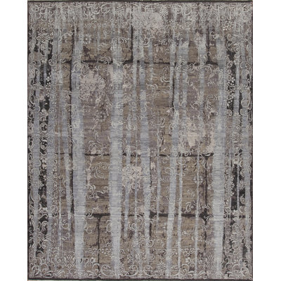 Mayfair Wool Damask Area Rug