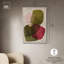 Impression sur toile «Overlaps Forms III» par Art Remedy, cadre blanc, 30 x 45-1765664374-1765664361