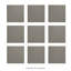 Quarry 6"x 6" Ceramic Floor and Wall Klinker Tile in Gray
