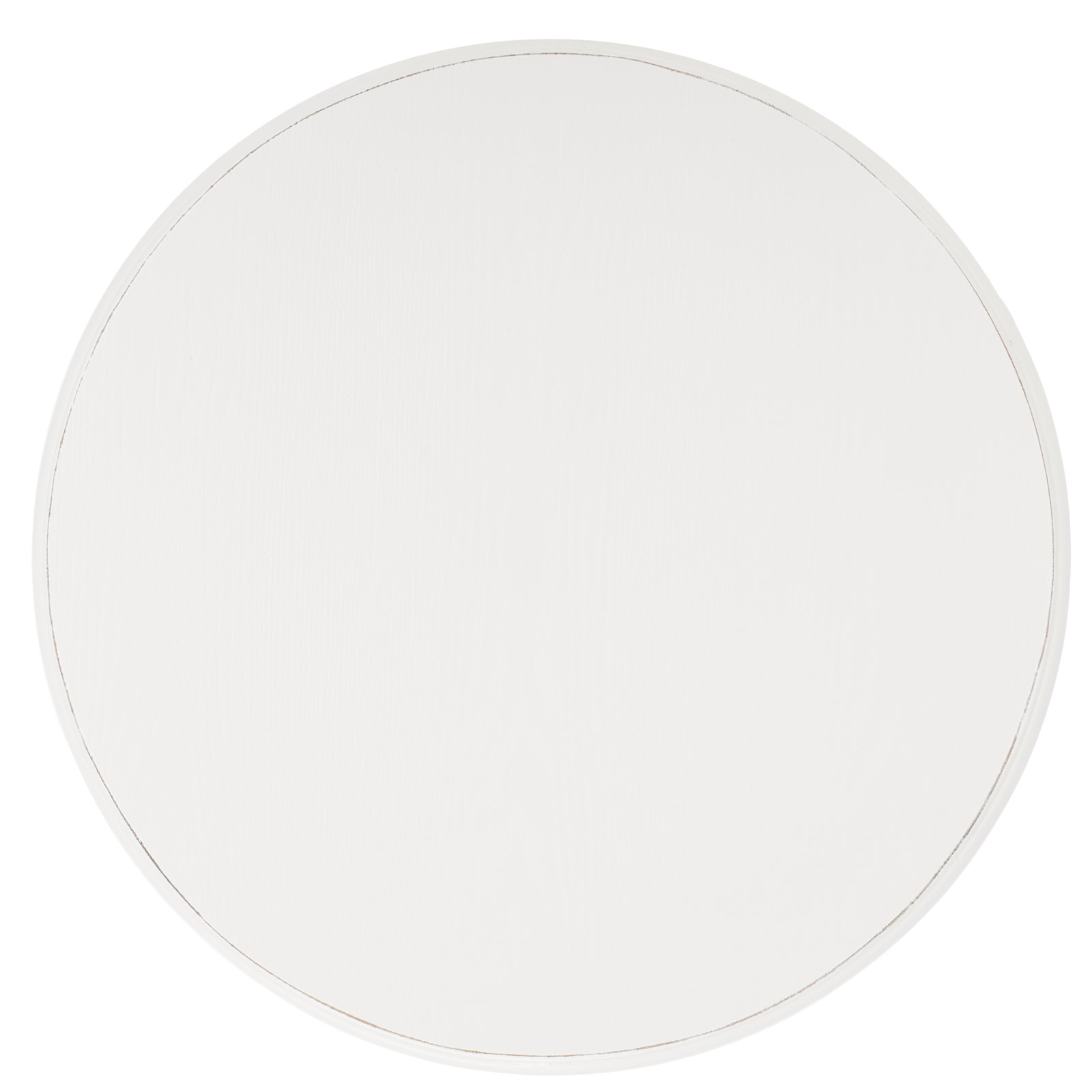 Smithson Solid Wood End Table, Off White